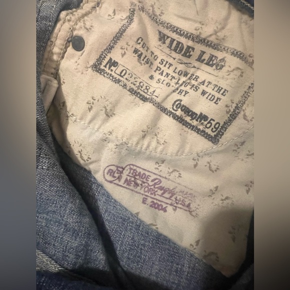 Vintage Ralph Lauren Rugby Wide Leg Denim - Picture 6 of 8